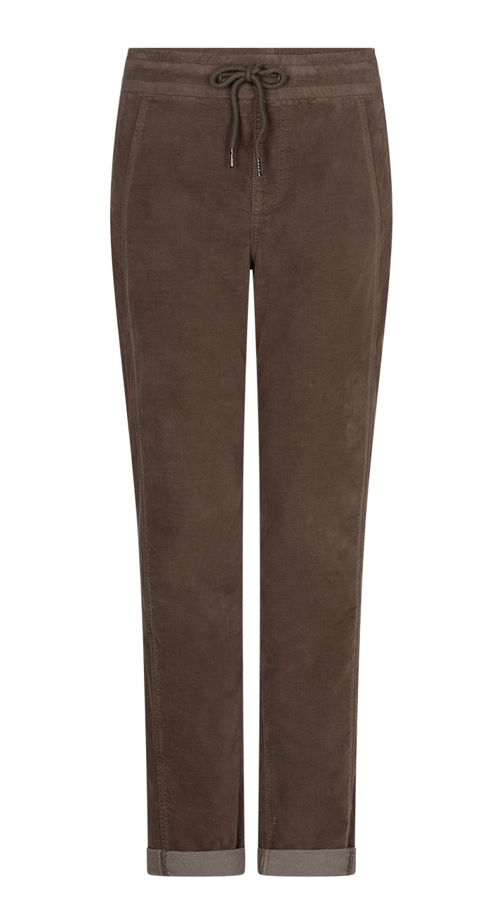 Red Button Stella Velvet Velours Hose in Clay Taupe