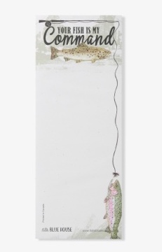 ML0FISH630 Little Blue House Magnetliste - Angeln - Your Fish is My Command