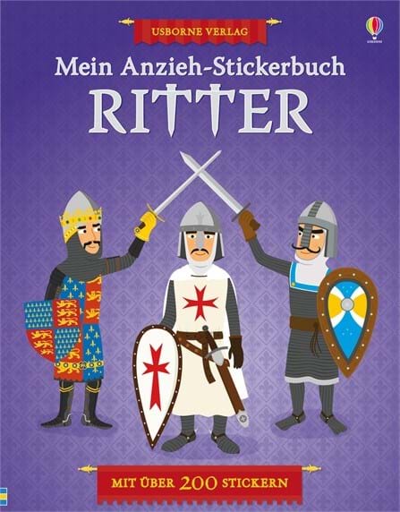 Usborne Anziehpuppen-Stickerbuch: Ritter