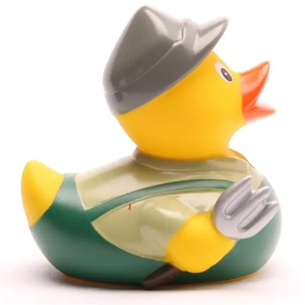Lanco Duck - Naturkautschuk Badeente Gummiente - Landwirt Lanco Duck - Naturkautschuk Badeente Gummiente - Landwirt