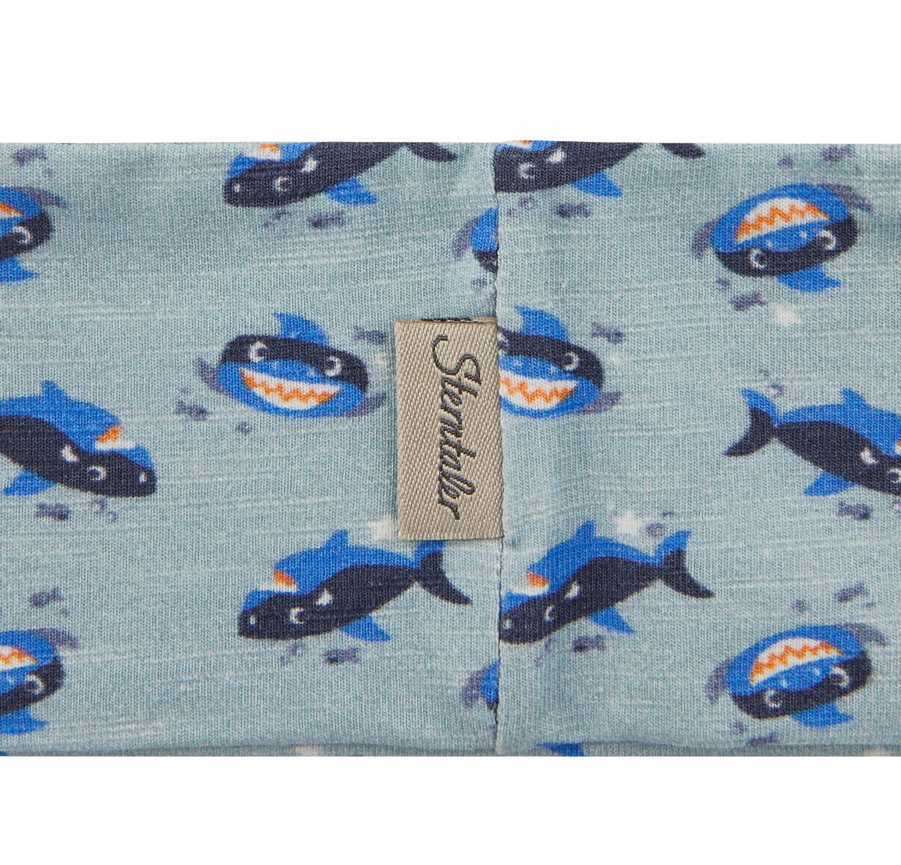 Sterntaler Stirnband Jersey in Blau mit Haien Sterntaler Stirnband Jersey in Blau mit Haien