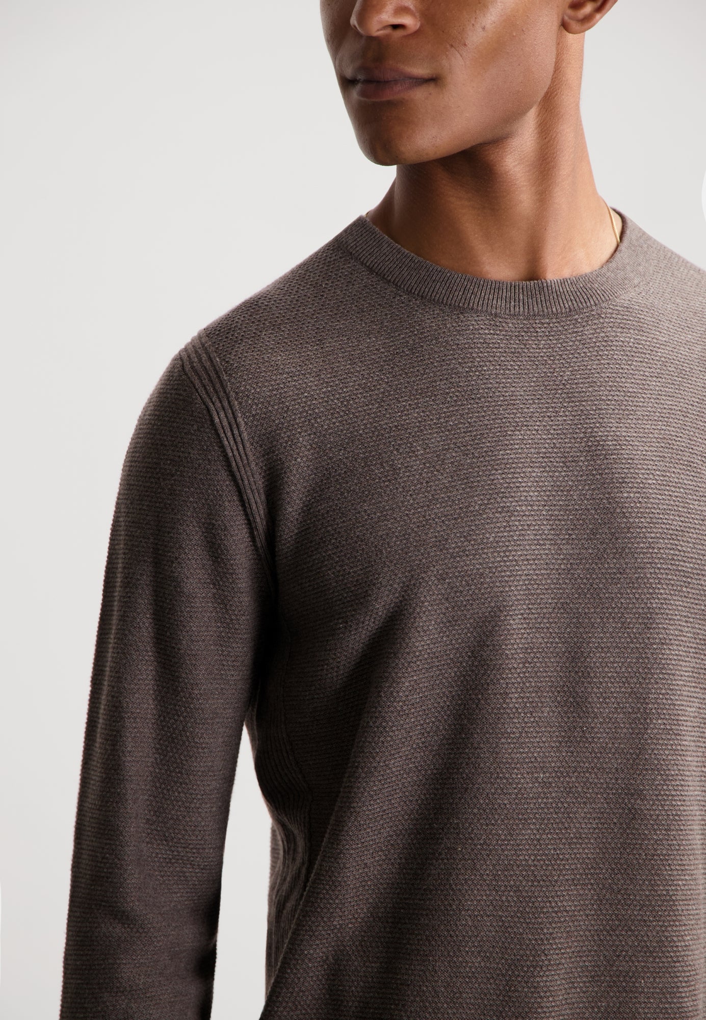 Dstrezzed Mercury Strickpullover in Drift Wood Braun - SALE Dstrezzed Mercury Strickpullover in Drift Wood Braun - SALE