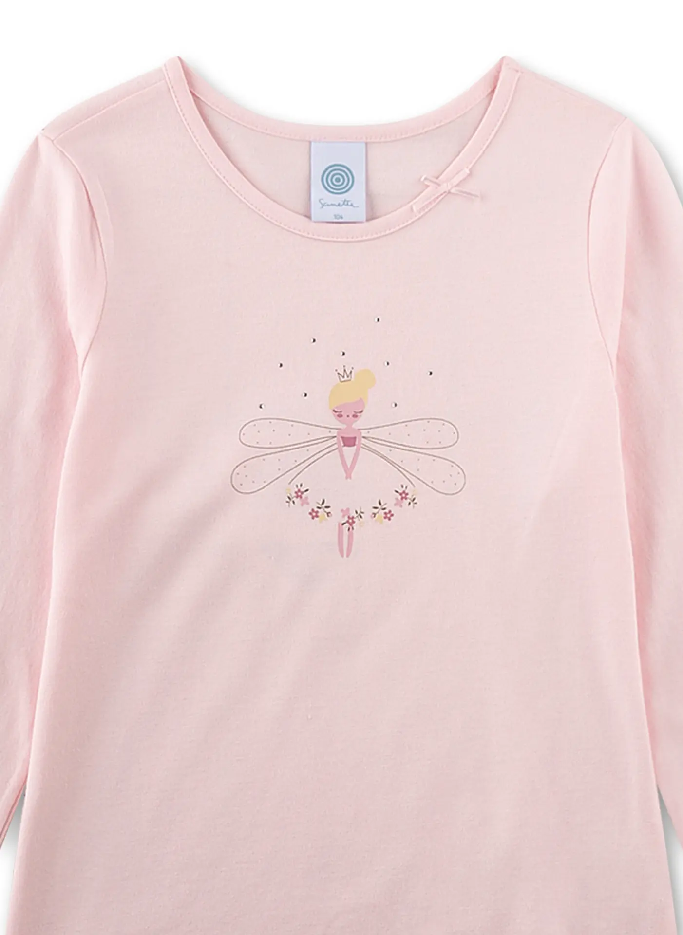 Sanetta Pyjama Mädchen Pyjama in Rosa - Feen Ballerina 