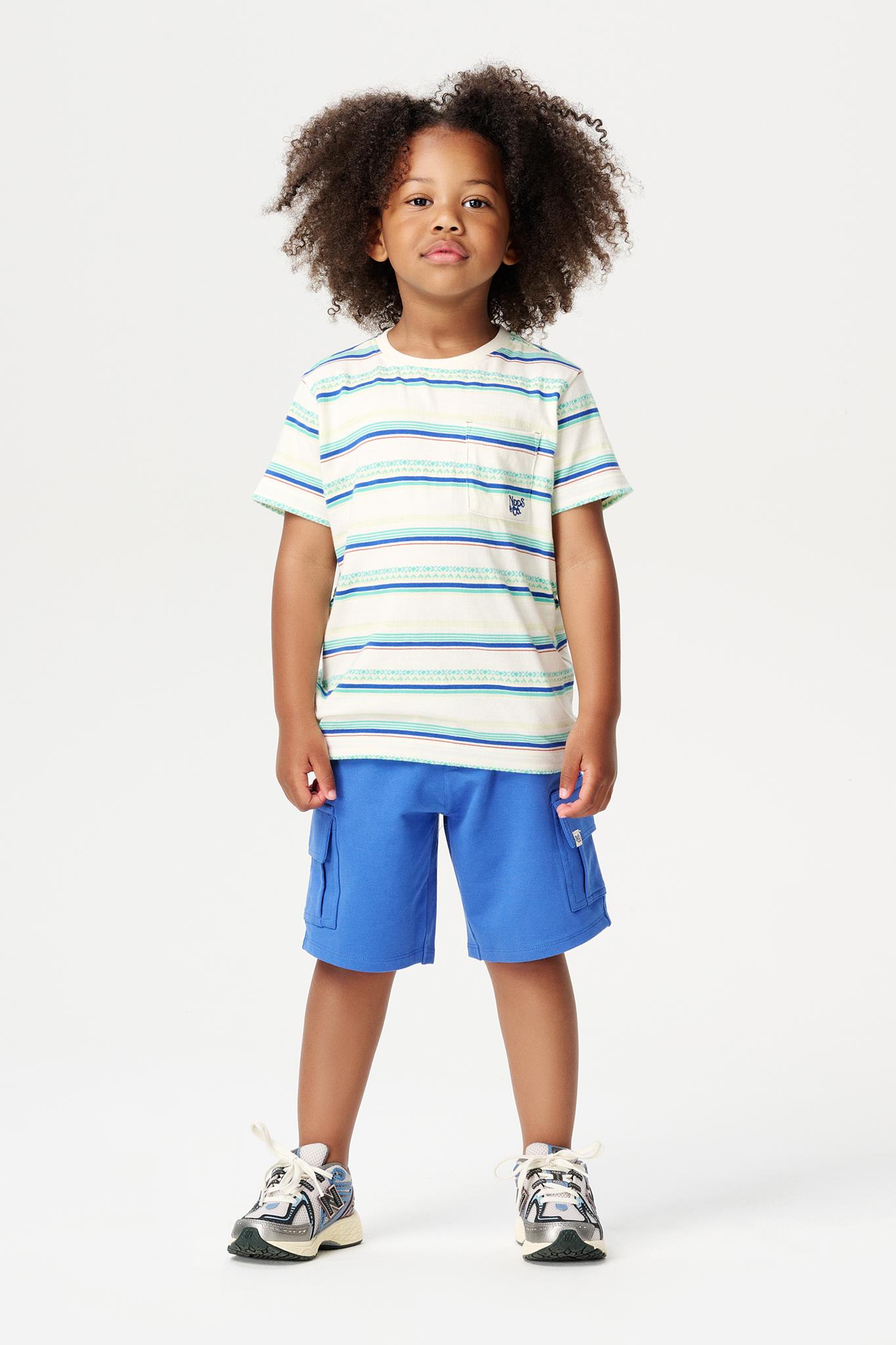 Noppies Linneus Jog Sweat Short in Dazzling Blue mit Kordelzug 