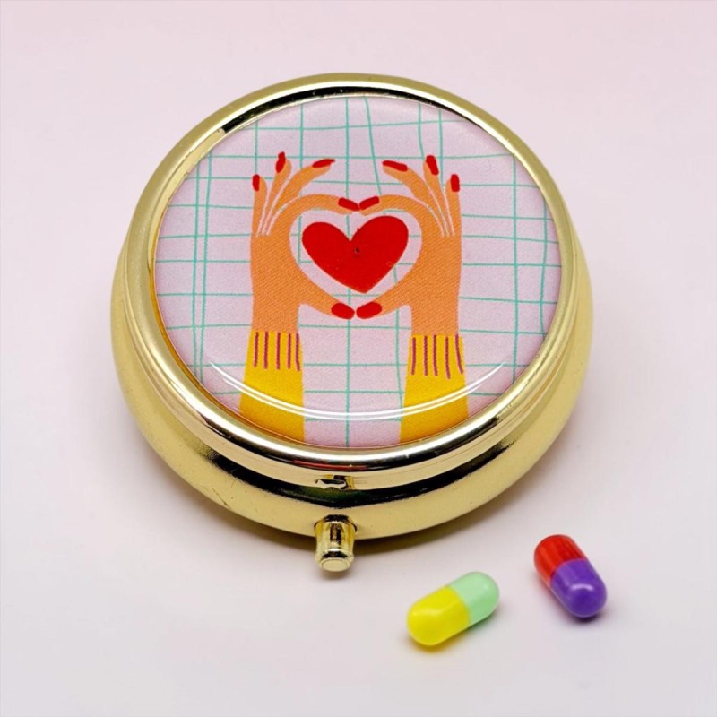 NOI Hamburg Tablettendöschen Pillenbox - Lovehands - Liebe