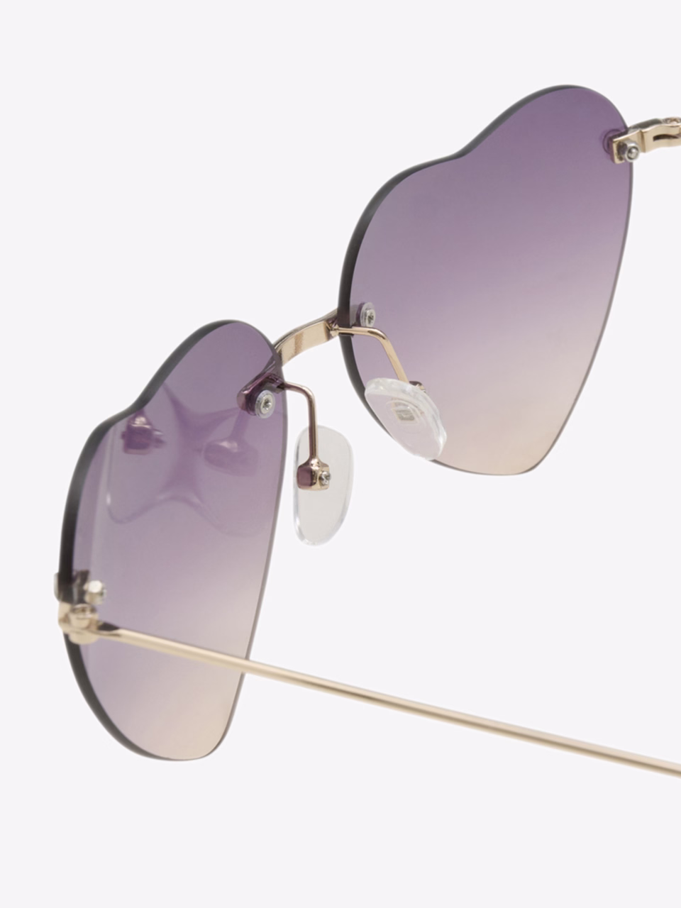 Creamie Herzen Sonnenbrille Pale Gold 