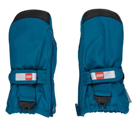 22871-613_01 LEGO Wear Fäustlinge - Wasserdicht mit Reißverschluss in Türkis Blau