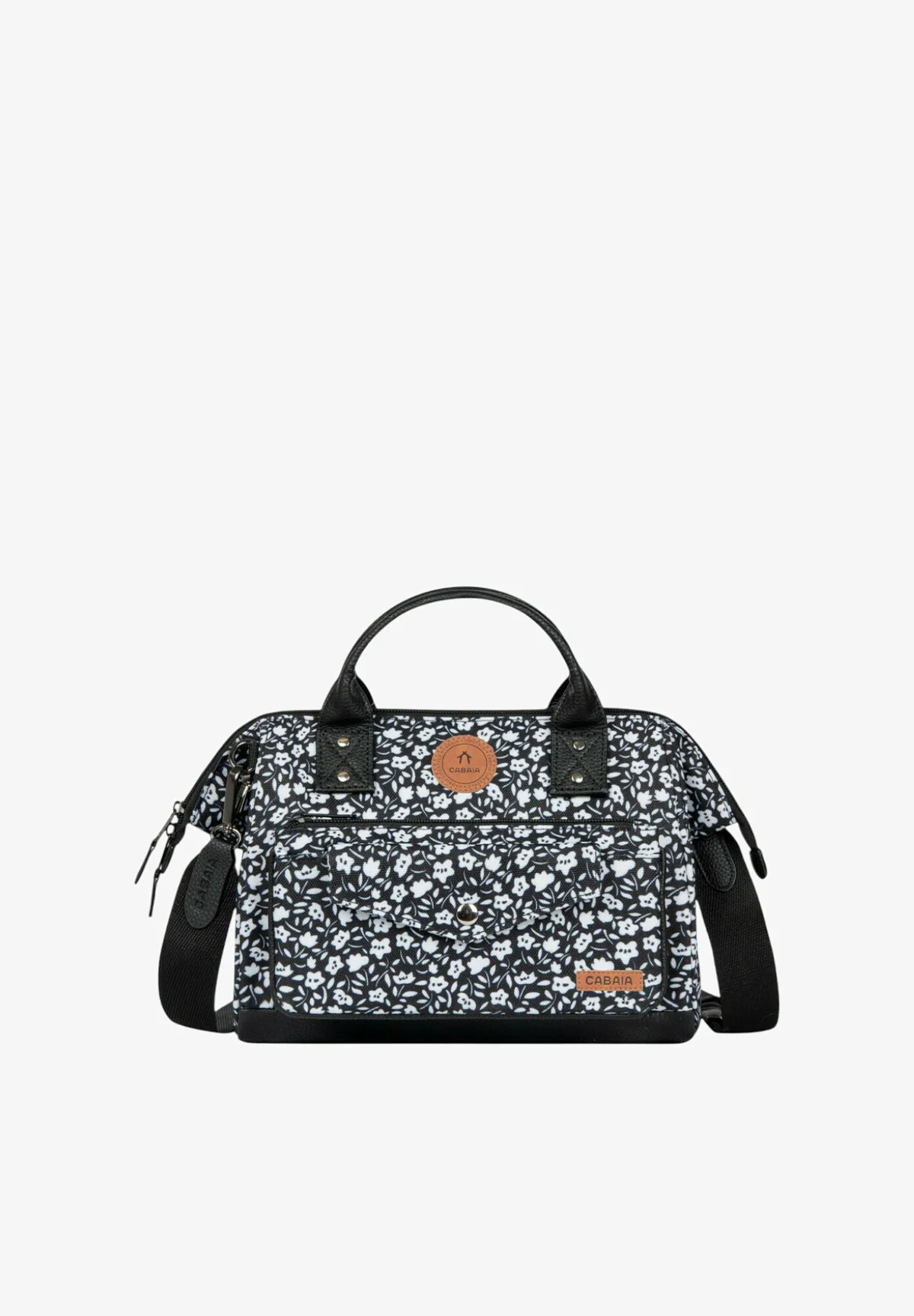 Cabaia Crossbody Tasche Cantane in Schwarz mit Blumen - SALE Cabaia Crossbody Tasche Cantane in Schwarz mit Blumen - SALE
