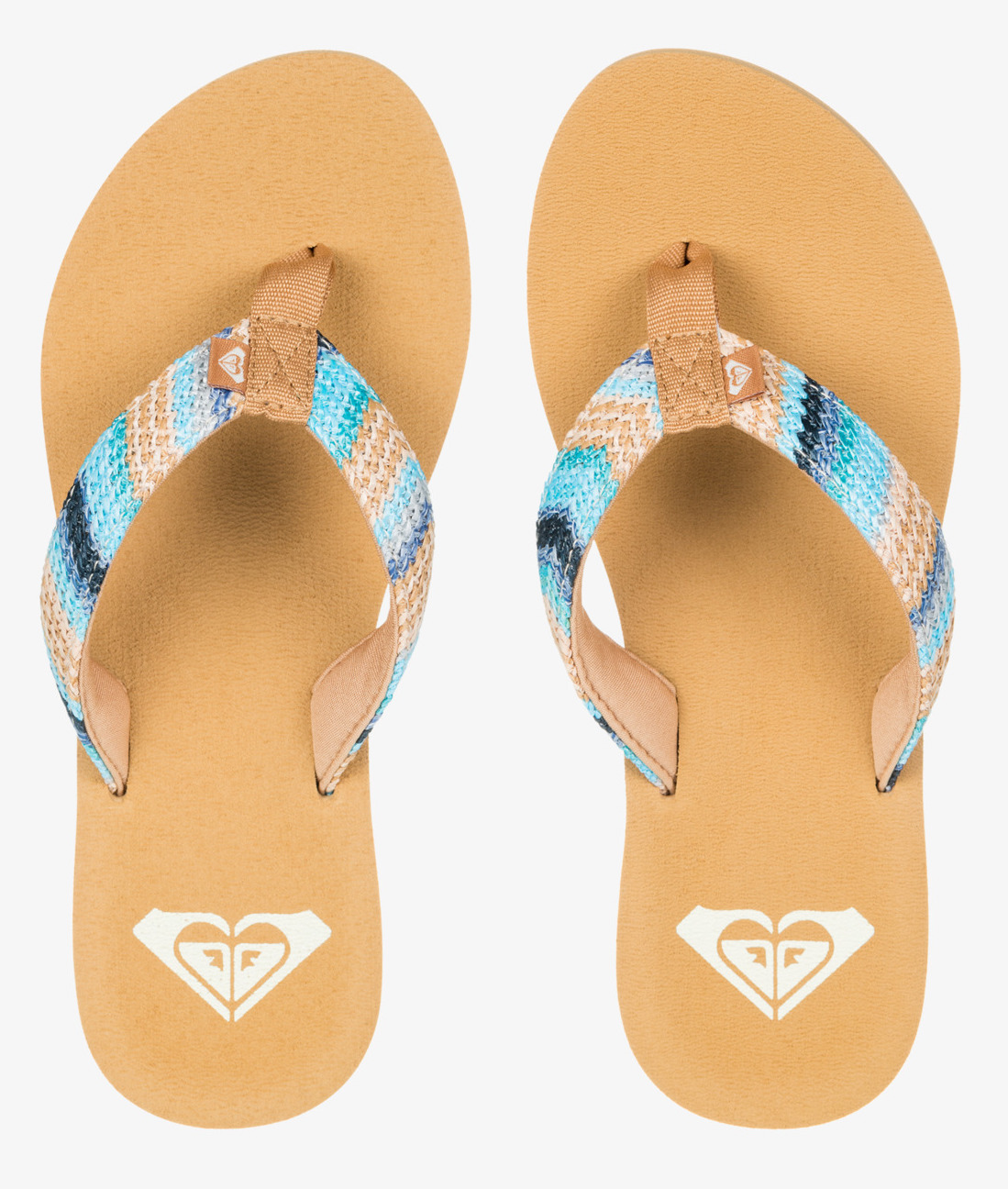 Roxy Porto Flip Flop Sandalen für Frauen - Blue Depths Roxy Porto Flip Flop Sandalen für Frauen - Blue Depths