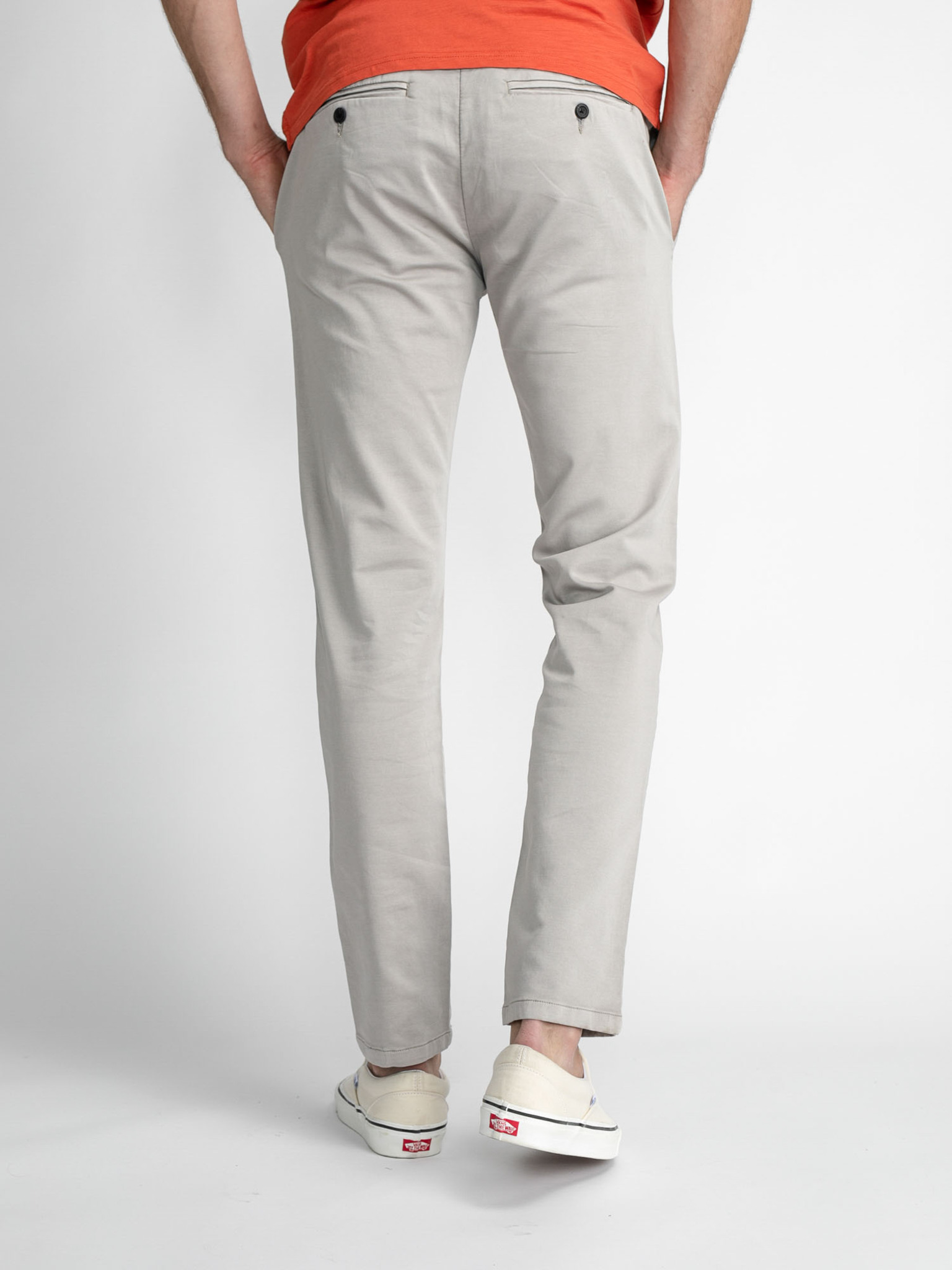 M-1030-TRO599_9105_02 Petrol Industries Herren Chino mit Drawstring Kordel in Metal Melee - Stein