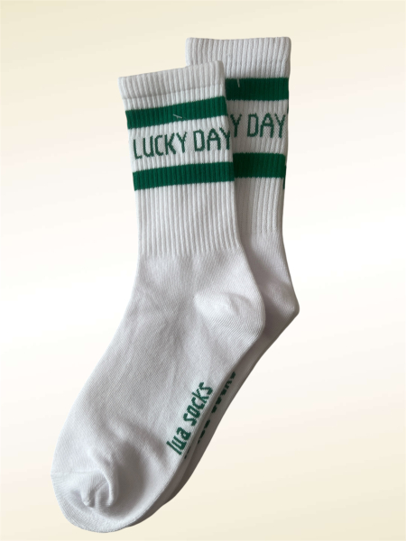 Lua Socken Sporty Lucky Day Stripes Socks in Grün Lua Socken Sporty Lucky Day Stripes Socks in Grün