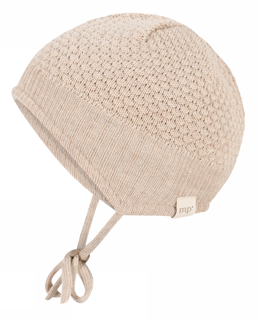 MP Denmark Oslo Baby Winter Mütze in Beige Außen Wolle - Innen Baumwolle MP Denmark Oslo Baby Winter Mütze in Beige Außen Wolle - Innen Baumwolle