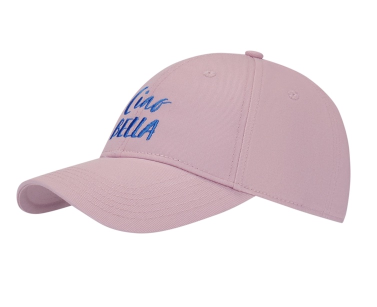 Codello Damen Baumwolle Cap in Rosa mit Stickerei - Ciao Bella Codello Damen Baumwolle Cap in Rosa mit Stickerei - Ciao Bella