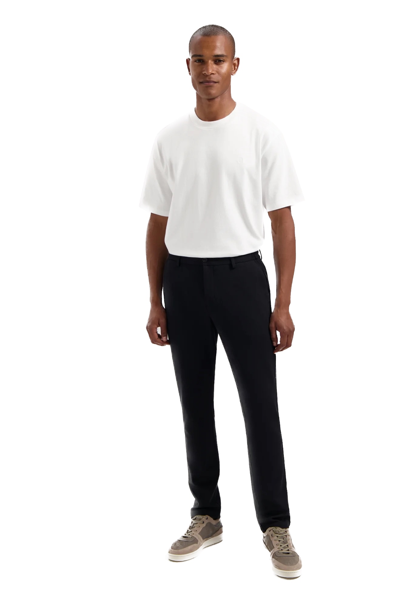 DSTREZZED Lancaster Pique Chino - Schwarz - SALE DSTREZZED Lancaster Pique Chino - Schwarz - SALE