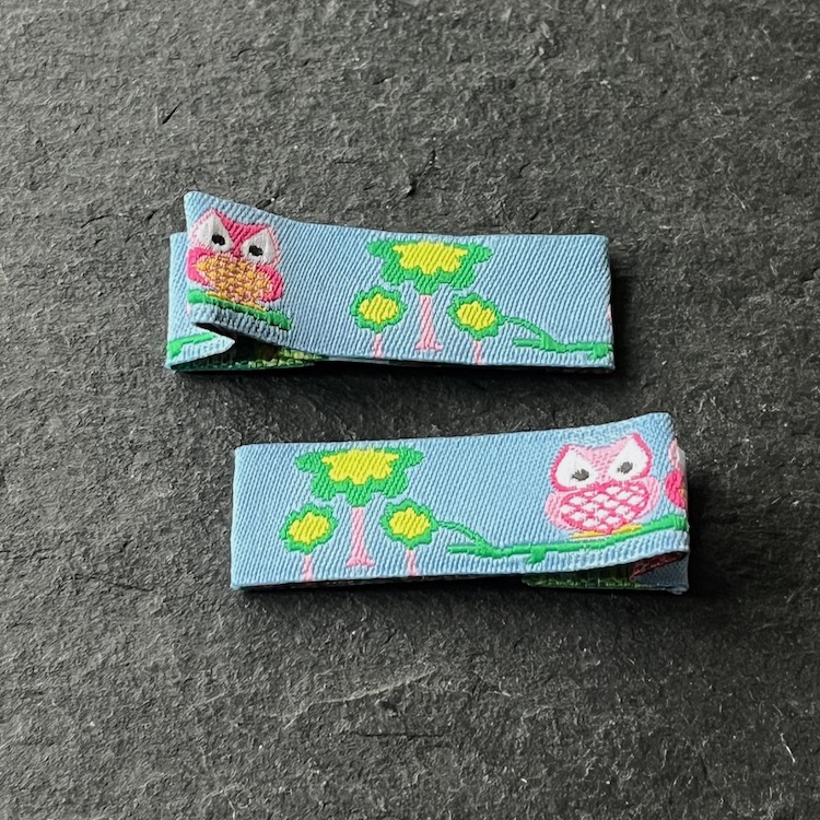 Wowzers Designer Clips - Eule & Baum - 1 Paar Wowzers Designer Clips - Eule & Baum - 1 Paar