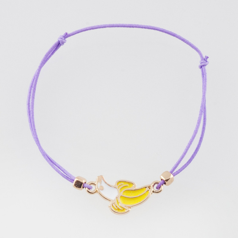 Ella & Monster Armband in Lila - gold Banana