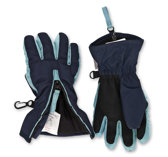 Sterntaler Fingerhandschuhe Schneehandschuhe mit Thinsulate & Reißverschluss - Zweifarbig Blau - SALE Sterntaler Fingerhandschuhe Schneehandschuhe mit Thinsulate & Reißverschluss - Zweifarbig Blau - SALE