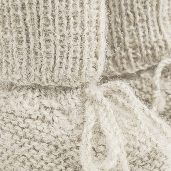 Huttelihut Baby Schühchen Merinowolle Baby Schühchen in Ivory Creme Huttelihut Baby Schühchen Merinowolle Baby Schühchen in Ivory Creme