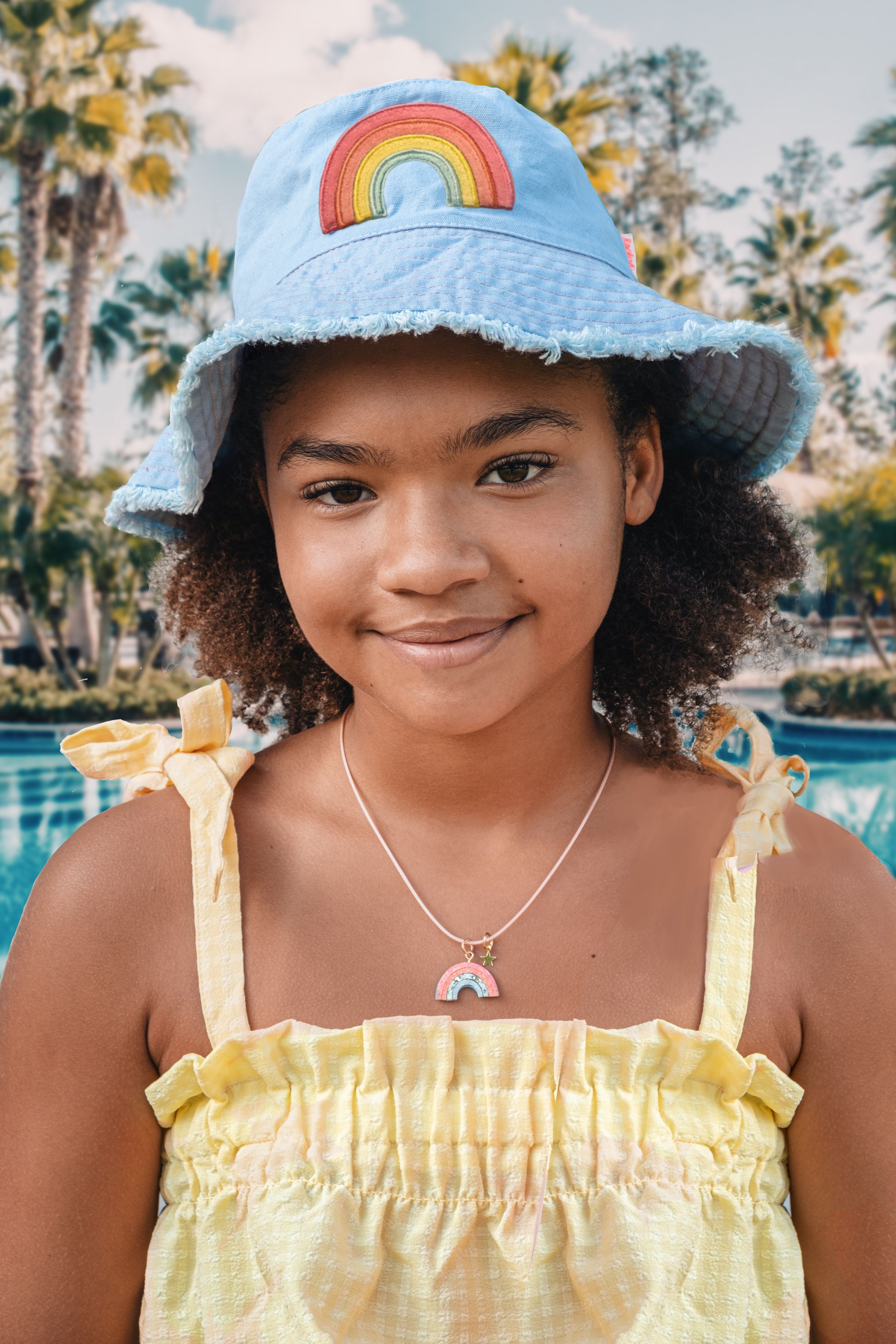 Rockahula Rainbow Bright Sunhat - Regenbogen Sonnenhut