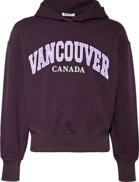 Blue Effect Mädchen Boxy College Hoodie Sweatshirt in Pflaumen Lila - VANCOUVER Blue Effect Mädchen Boxy College Hoodie Sweatshirt in Pflaumen Lila - VANCOUVER