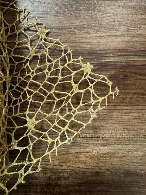 Hoff Interieur Tischläufer - Deko Rolle in Gold Glitzer - SALE