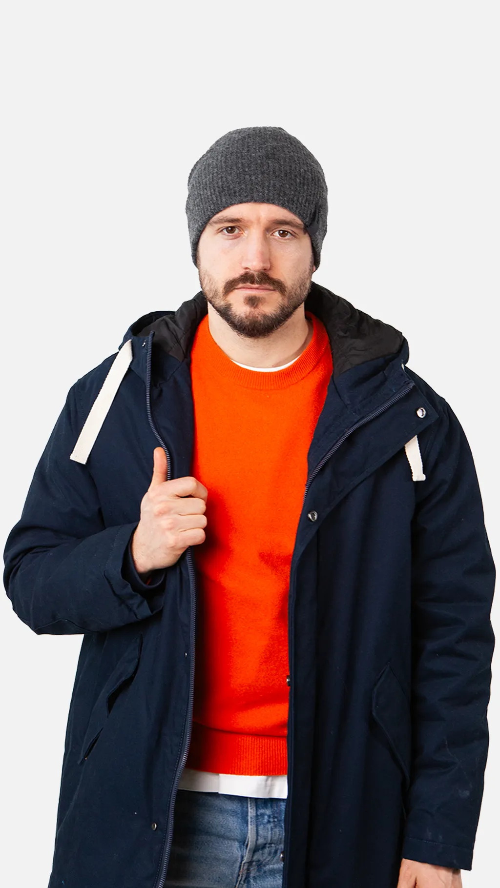 Barts Herren Rhodoz Beanie in Charcoal Grau Barts Herren Rhodoz Beanie in Charcoal Grau