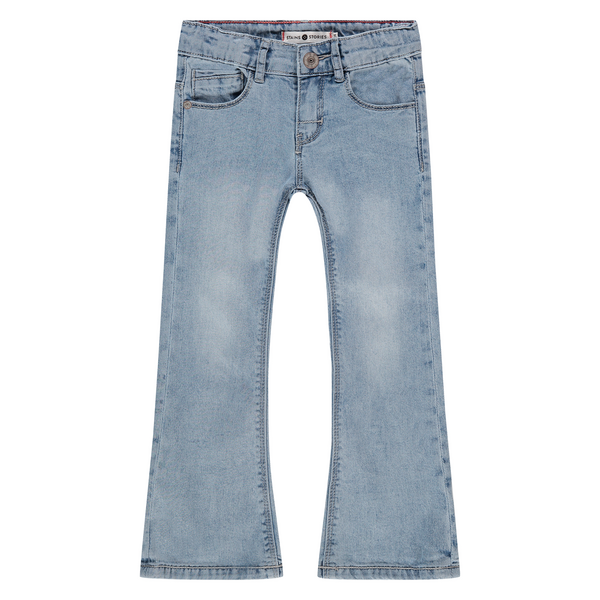 BBE24208224-Babyface-Stains-Stories-Flare-Leg-Jeans-Hellblau Babyface Stains & Stories Mädchen Jeans in Hellblau mit Flare