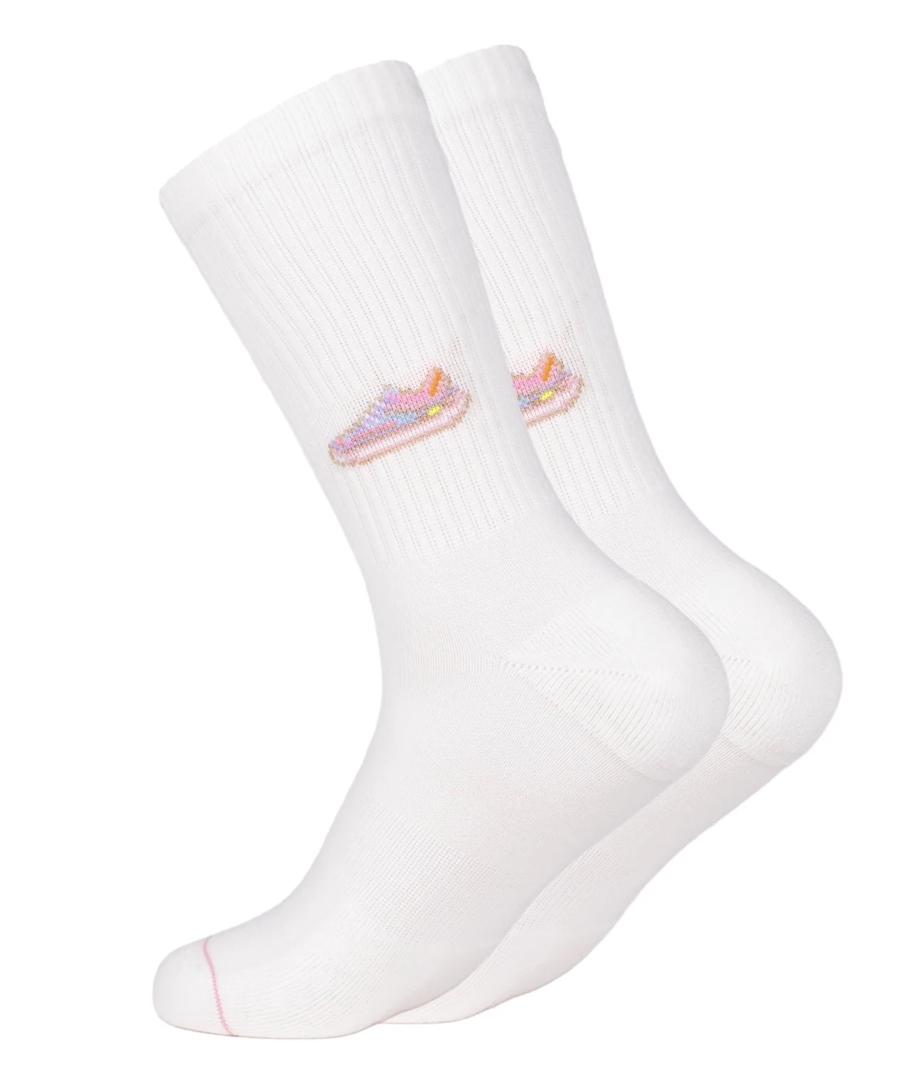le ooley Socken Sportliche Tennis-Socken Weiß - Icon Sneaker Love