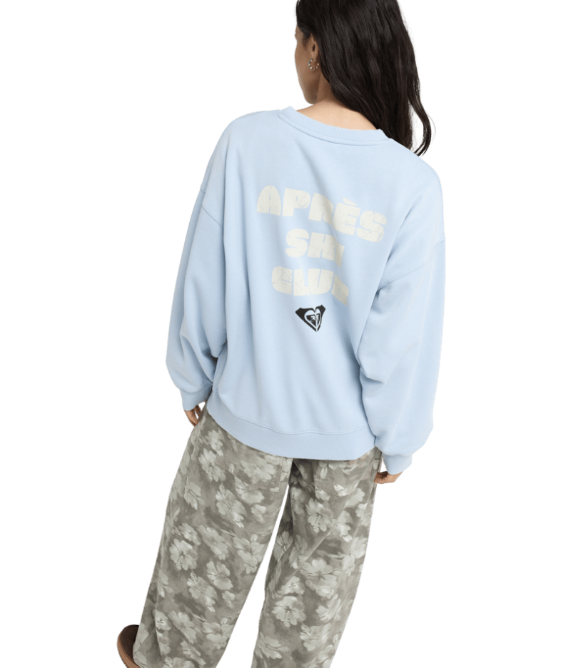 Roxy Damen Sweatshirt in Hellblau - Apres Ski