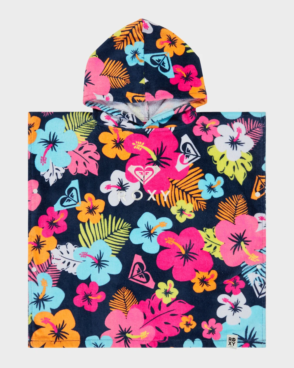 Roxy Stay Magical Poncho Handtuch Indigo Morning Flowers Roxy Stay Magical Poncho Handtuch Indigo Morning Flowers