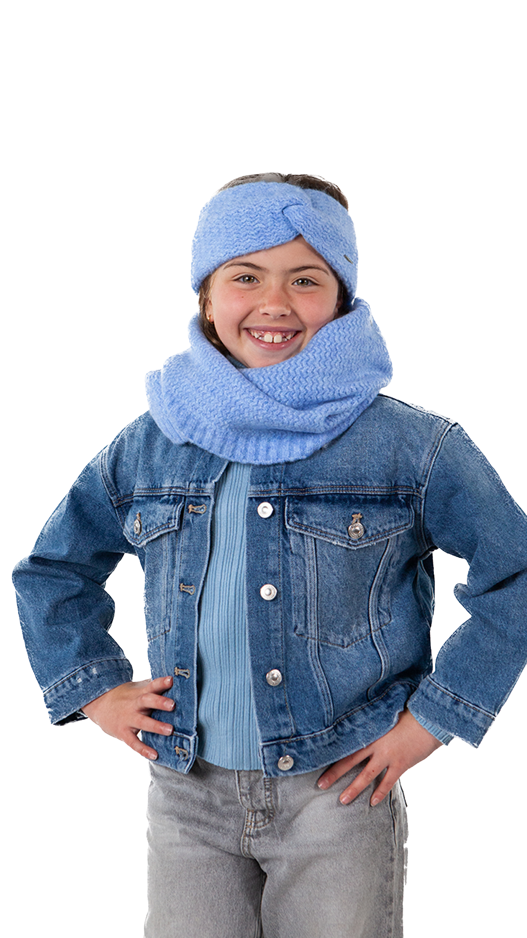 Barts Kids Shae Strick Stirnband - Light Blue - Hellblau Barts Kids Shae Strick Stirnband - Light Blue - Hellblau