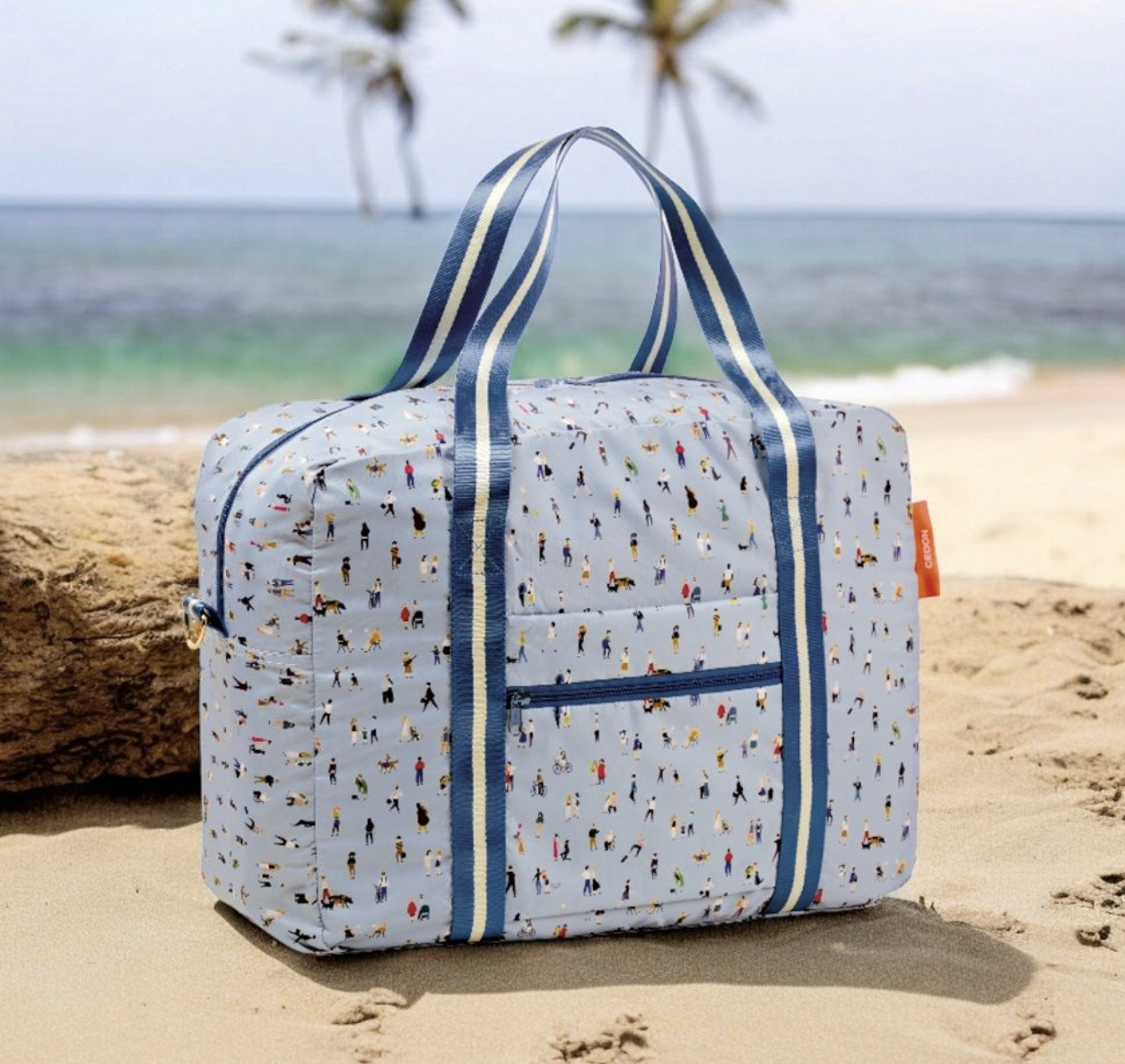 CEDON Reisetasche faltbar Easy Travel Bag - Happy Life