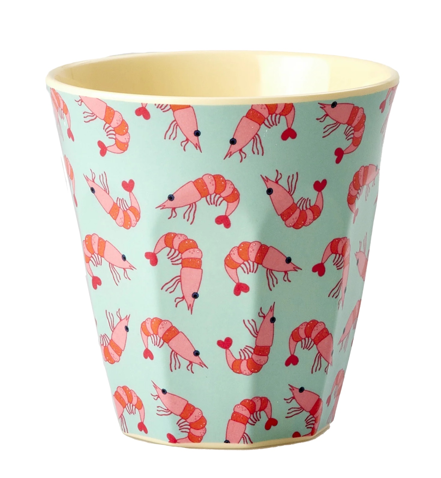 MELCU-SHR_1_1800x1800-Kopie RICE Medium Melamin Becher - Medium Cup - Mint - Shrimp Print