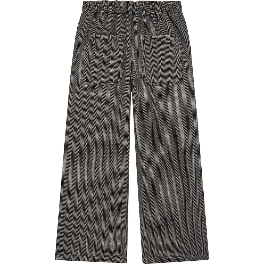 Danamade DLIVA Herringbone Hannetritt Stretch Chino in Schwarz Grau