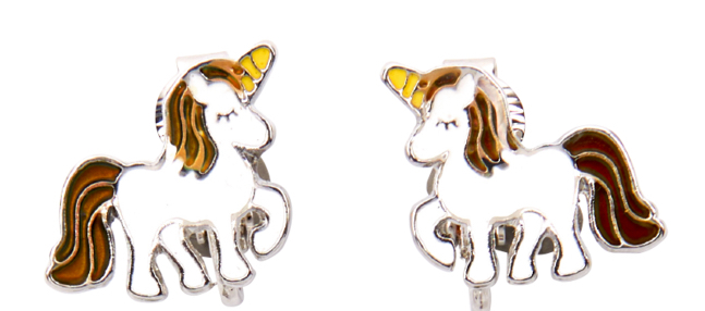 Coppenrath Stimmungsohrringe Clip Ohrringe - Einhorn - Wählen Sie Ihr Design Coppenrath Stimmungsohrringe Clip Ohrringe - Einhorn - Wählen Sie Ihr Design