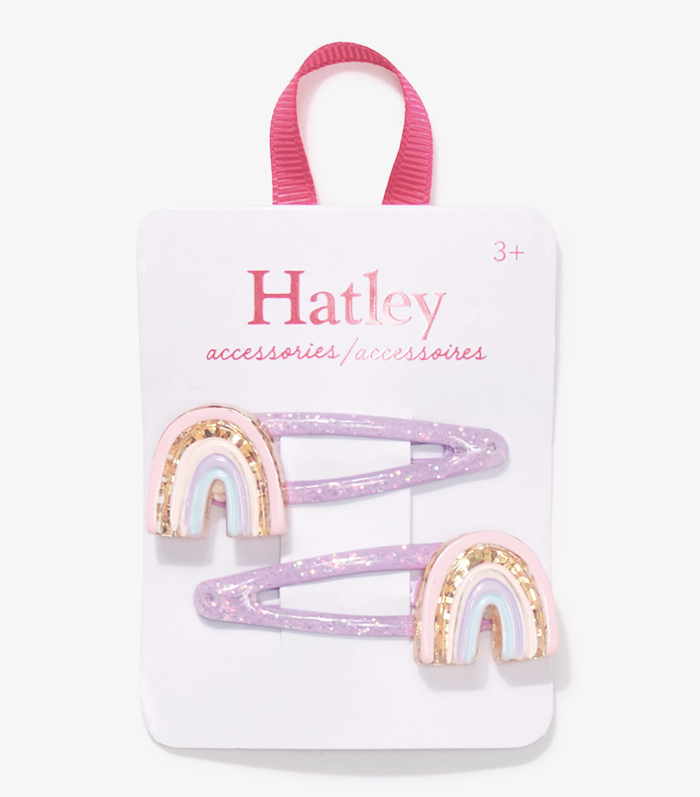 Hatley Haarspangen Set Glitzer Regenbogen