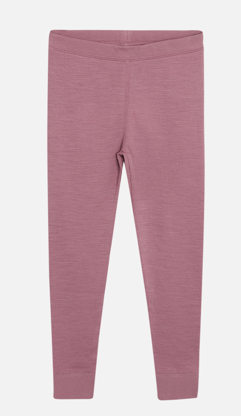 Hust & Claire Loui Wolle Seide Leggings bzw. Unterhose Pyjama Hose in Altrosa