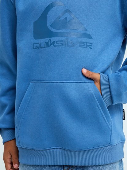 Quiksilver Comp Logo Hoodie Sweatshirt für Jungs in Quiet Harbor Blau 