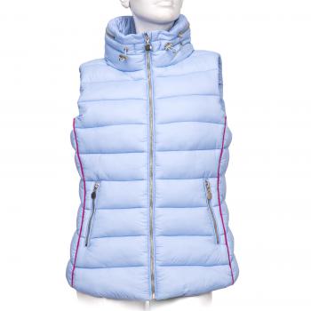 Moo`ilo Damen Weste in Hellblau mit Pink Futter - SALE Moo`ilo Damen Weste in Hellblau mit Pink Futter - SALE