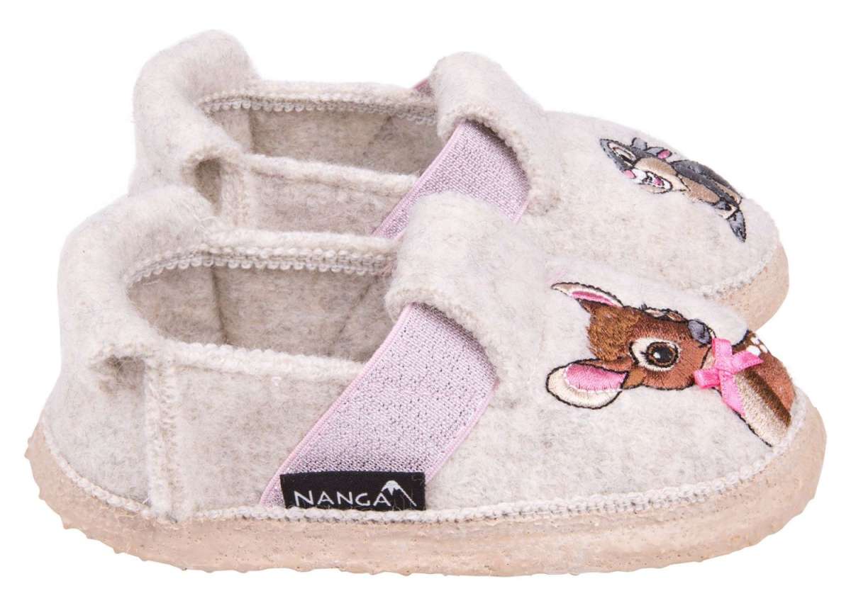 Nanga Wollfilz Hausschuhe - BAMBIS- Bambi und Klopfer 2.0