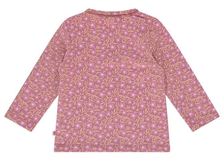 Babyface Langarm Shirt in Pink Lemonade Blumen Allover - SALE