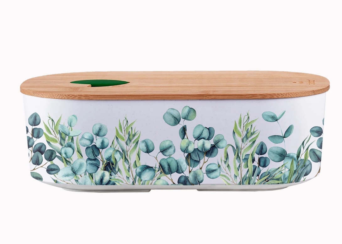 chic mic bioloco plant lunchbox - eucalyptus