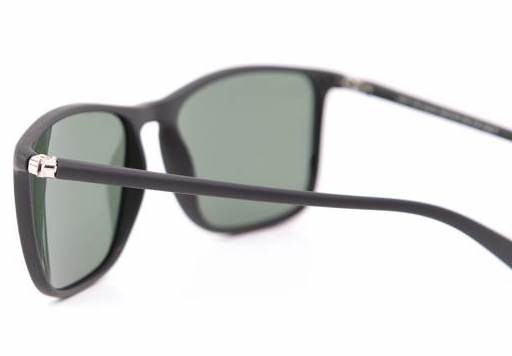 C3 Sonnenbrille Monte Carlo - Schwarzer Rahmen / Grünes Glas