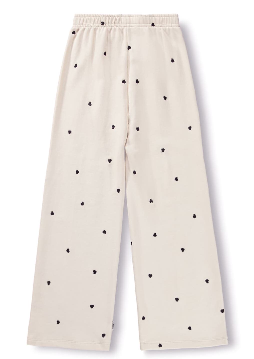 Molo Anna Sweathose in Sand Creme mit Confetti Herzen Allover Molo Anna Sweathose in Sand Creme mit Confetti Herzen Allover