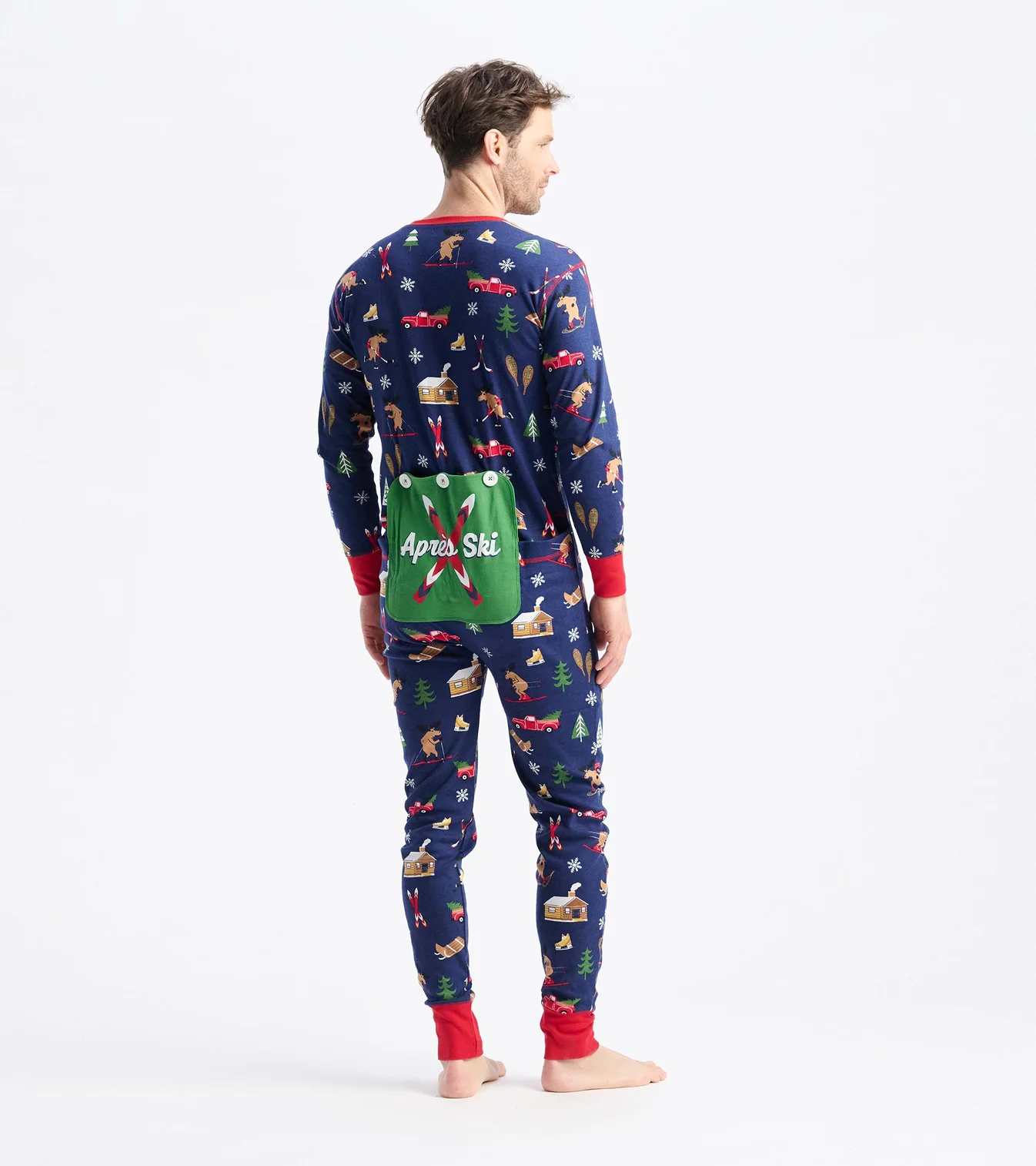 Little Blue House Adult Union Suit - Erwachsener Einteiler - Winter Cabin Onesie - Aprés Ski Little Blue House Adult Union Suit - Erwachsener Einteiler - Winter Cabin Onesie - Aprés Ski