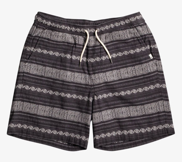 eqyws03769_quiksilver-f_kvj3_frt1 Quiksilver Taxer Jacquard Shorts für Herren in Schwarz