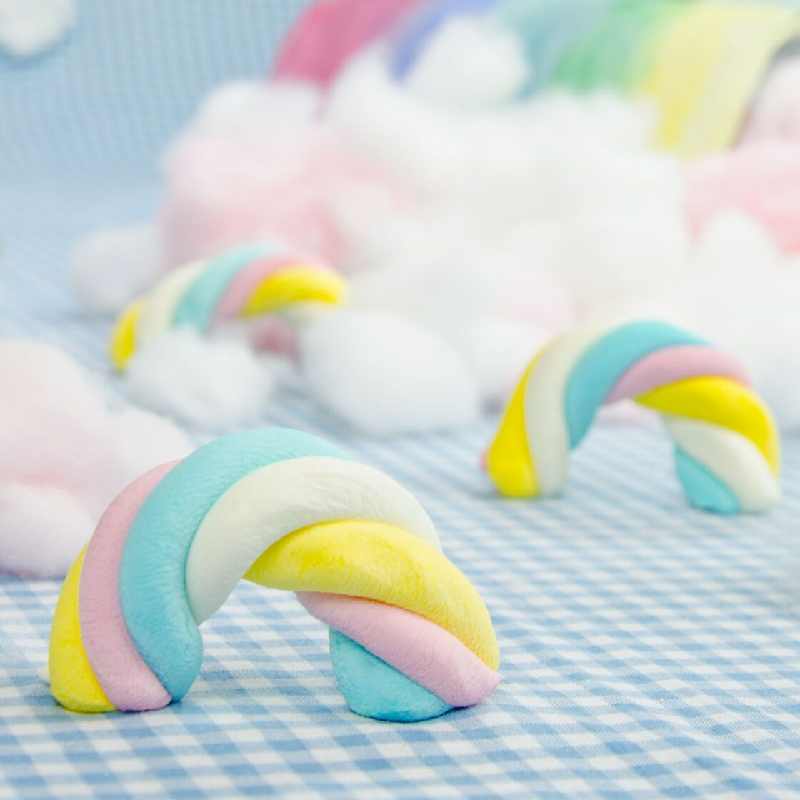 Der Zuckerbäcker Wundertüte Bunte Marshmallow Spiralen 35g - Magische Einhornzöpfe 