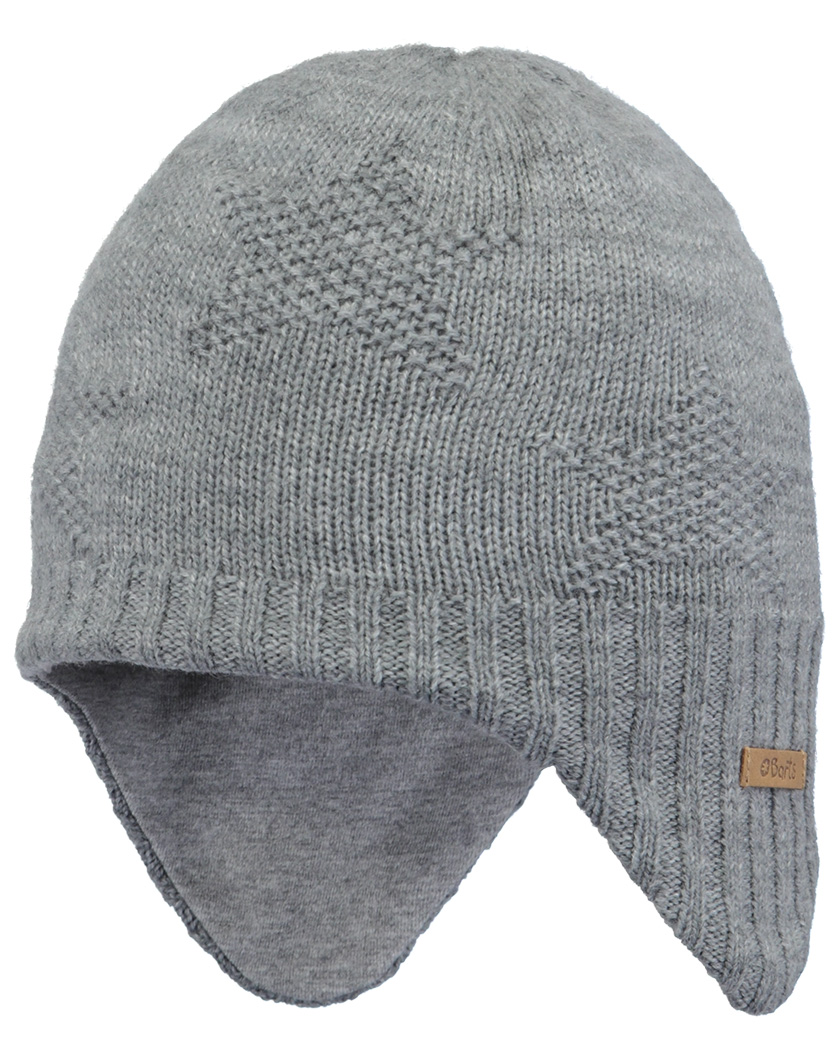 4324_Goldie-Earflap_02 Barts Kids Goldie Mütze in Grau - Sterne - SALE