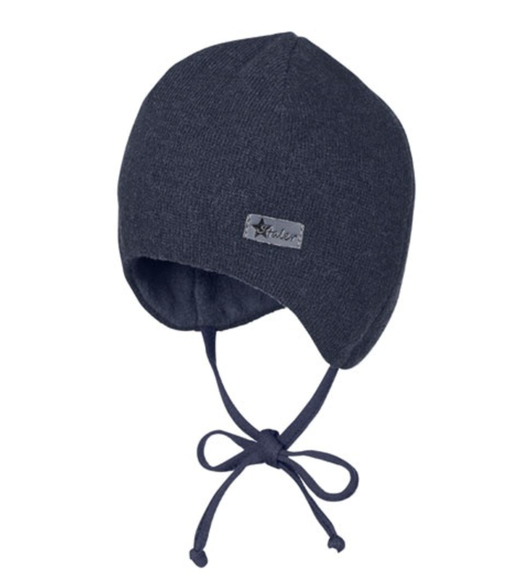 Bildschirmfoto-2020-09-30-um-20-49-36 Sterntaler Strickmütze mit Bänder in Navy blau