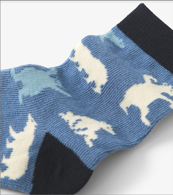 Little Blue House Kinder Socken Blau - Polar Bears - Eisbären Little Blue House Kinder Socken Blau - Polar Bears - Eisbären